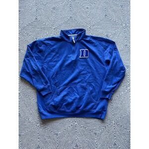 Alta Gracia Duke‎ University Quarter Zip Fleece - Blue - XXL